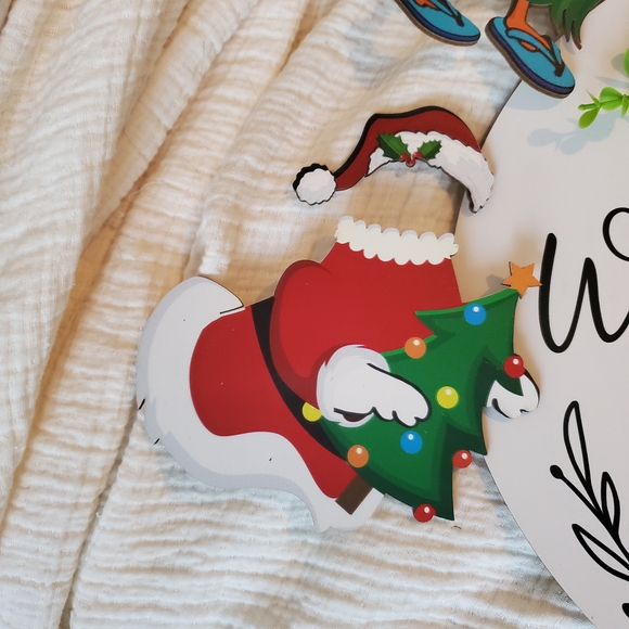 Interchsngeable Goose Welcome Sign *FLAWS/MISSING PIECES - Picture 3 of 15